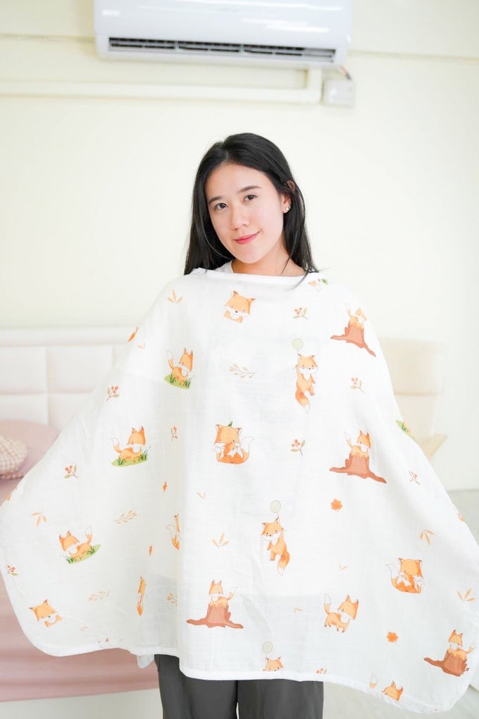 Mothery Nursing Cover ผ้าคลุมให้นมใยไผ่